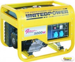 GG 7500-3 - putere 5000W, benzina, pornire la sfoara, trifazat Stager > Generatoare de uz general